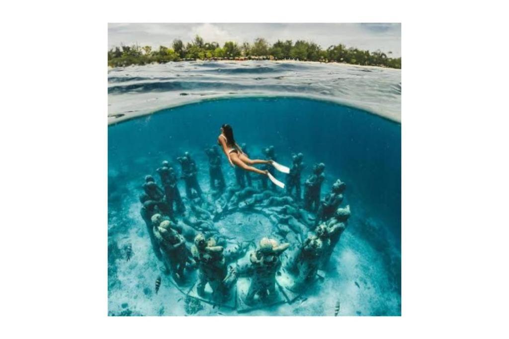 Bleu Verde Sanctuary Zone, Turtle Point Beach Gili Trawangan Exterior foto